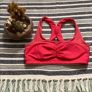 Roxy XS athletic yoga sports bra - Pink